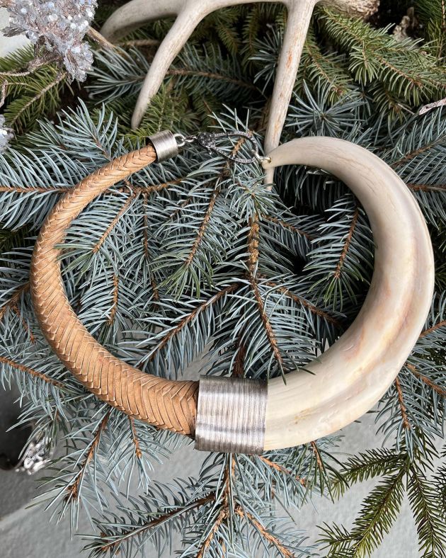 Necklace Boar Tusk naturally shed